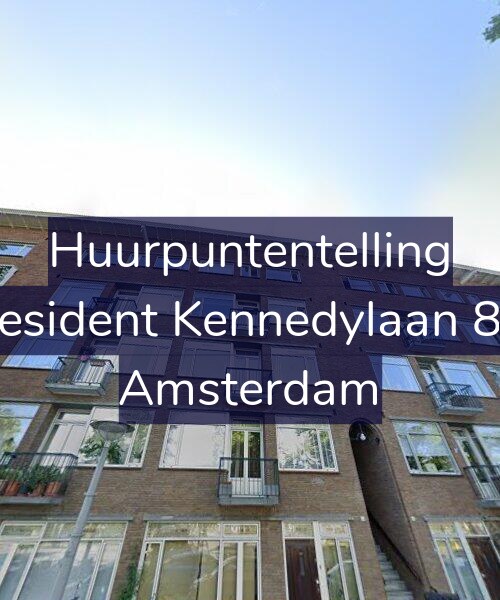Foto gevel Huurpuntentelling voor President Kennedylaan 8-2, Amsterdam