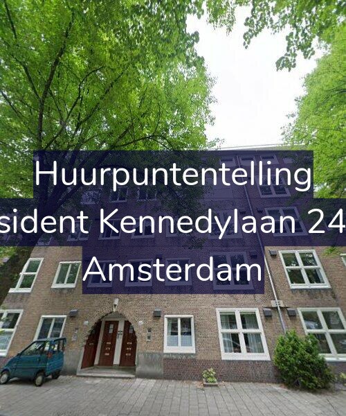Foto gevel Huurpuntentelling voor President Kennedylaan 242-3, Amsterdam