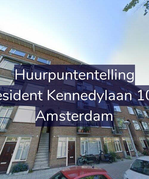 Foto gevel Huurpuntentelling voor President Kennedylaan 10-2, Amsterdam