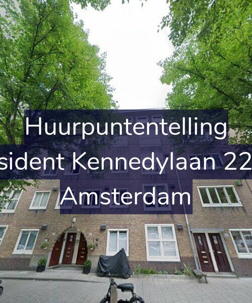 Foto gevel Huurpuntentelling voor President Kennedylaan 222-1, Amsterdam