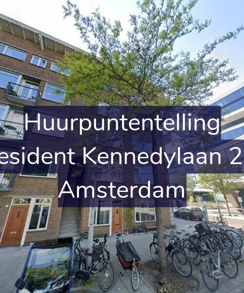 Foto gevel Huurpuntentelling voor President Kennedylaan 2-H, Amsterdam