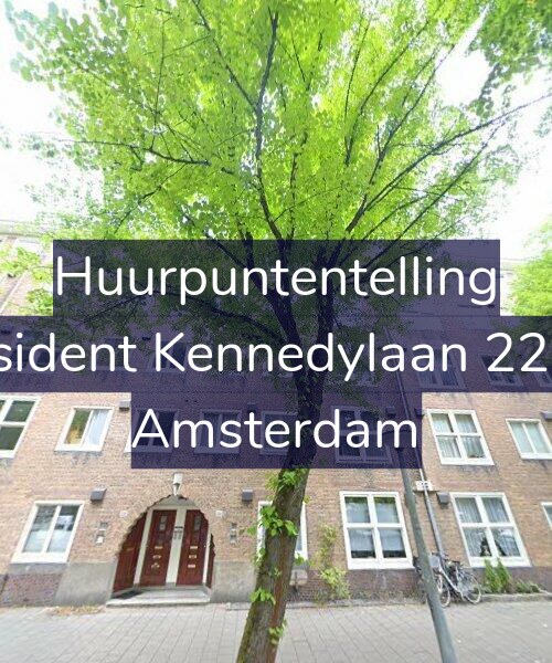 Foto gevel Huurpuntentelling voor President Kennedylaan 226-H, Amsterdam