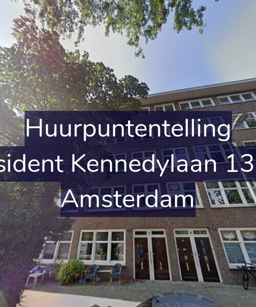 Foto gevel Huurpuntentelling voor President Kennedylaan 138-H, Amsterdam