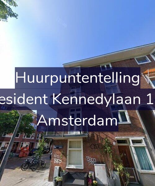 Foto gevel Huurpuntentelling voor President Kennedylaan 188, Amsterdam