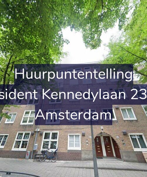Foto gevel Huurpuntentelling voor President Kennedylaan 232-2, Amsterdam