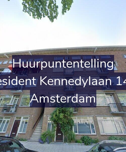 Foto gevel Huurpuntentelling voor President Kennedylaan 14-2, Amsterdam