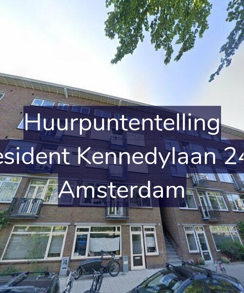 Foto gevel Huurpuntentelling voor President Kennedylaan 24-2, Amsterdam