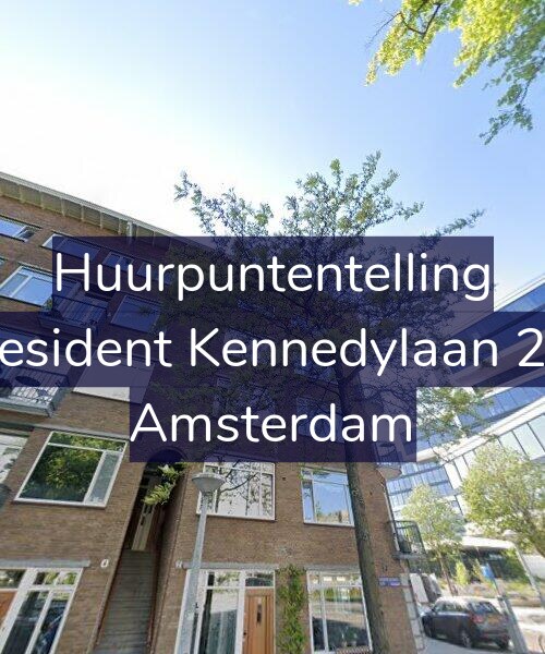 Foto gevel Huurpuntentelling voor President Kennedylaan 2-3, Amsterdam