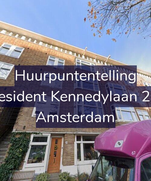 Foto gevel Huurpuntentelling voor President Kennedylaan 268, Amsterdam