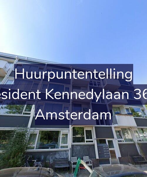 Foto gevel Huurpuntentelling voor President Kennedylaan 36-H, Amsterdam