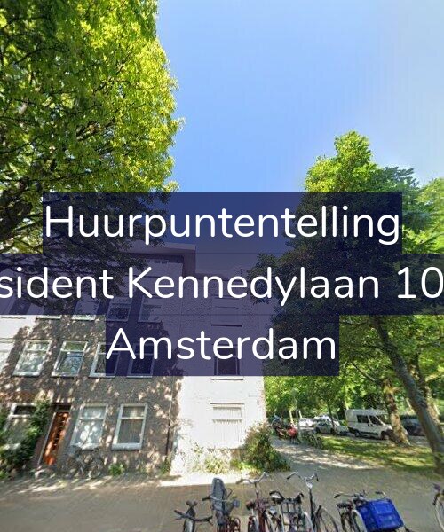 Foto gevel Huurpuntentelling voor President Kennedylaan 100-1, Amsterdam