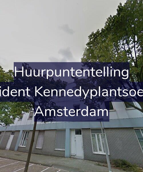 Foto gevel Huurpuntentelling voor President Kennedyplantsoen 43, Amsterdam
