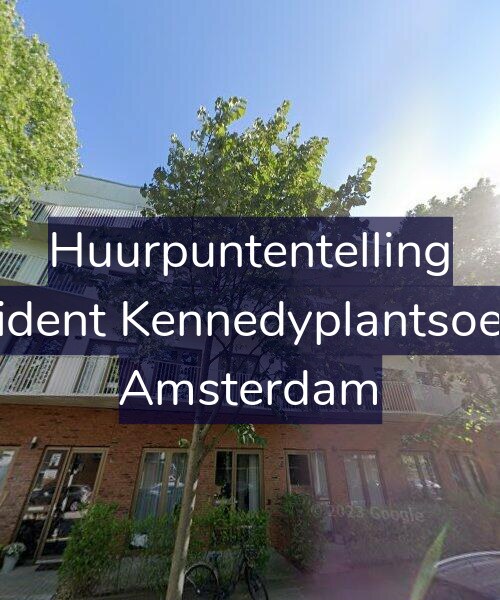 Foto gevel Huurpuntentelling voor President Kennedyplantsoen 37, Amsterdam
