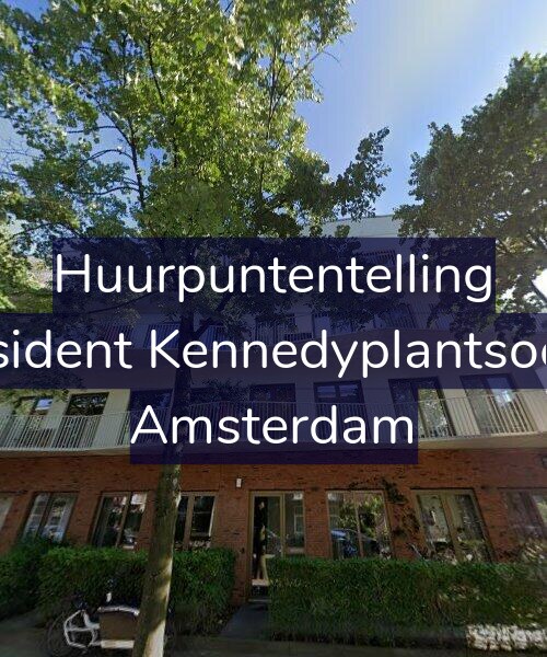 Foto gevel Huurpuntentelling voor President Kennedyplantsoen 5, Amsterdam