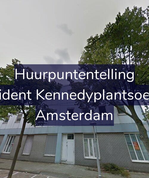 Foto gevel Huurpuntentelling voor President Kennedyplantsoen 61, Amsterdam
