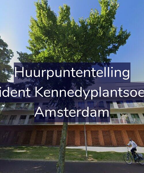 Foto gevel Huurpuntentelling voor President Kennedyplantsoen 23, Amsterdam