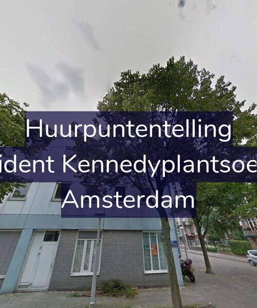 Foto gevel Huurpuntentelling voor President Kennedyplantsoen 13, Amsterdam