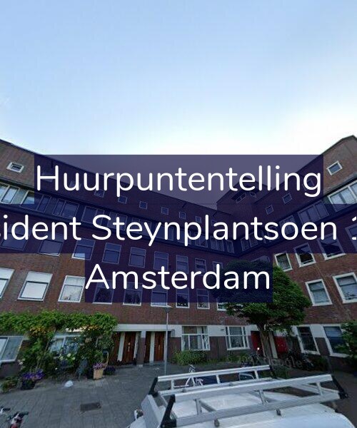 Foto gevel Huurpuntentelling voor President Steynplantsoen 13-1, Amsterdam