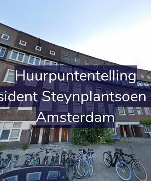 Foto gevel Huurpuntentelling voor President Steynplantsoen 9-H, Amsterdam