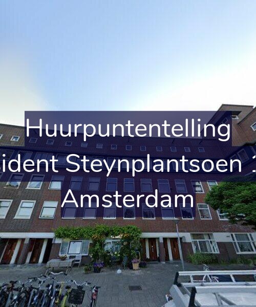 Foto gevel Huurpuntentelling voor President Steynplantsoen 12-1, Amsterdam