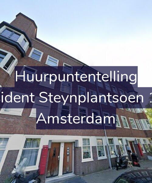 Foto gevel Huurpuntentelling voor President Steynplantsoen 16-2, Amsterdam