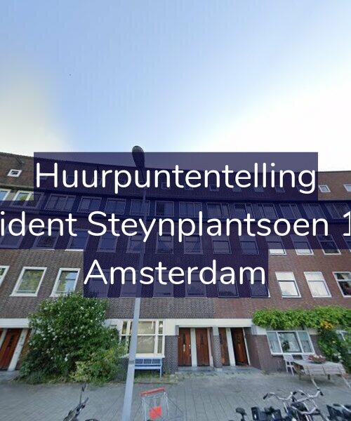 Foto gevel Huurpuntentelling voor President Steynplantsoen 10-H, Amsterdam