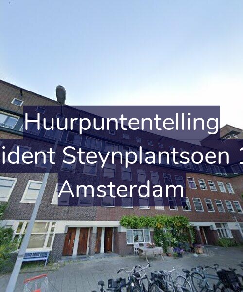 Foto gevel Huurpuntentelling voor President Steynplantsoen 11-3, Amsterdam