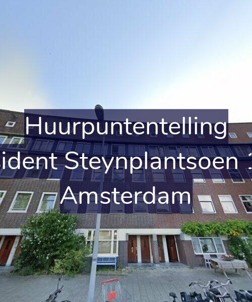 Foto gevel Huurpuntentelling voor President Steynplantsoen 10-1, Amsterdam