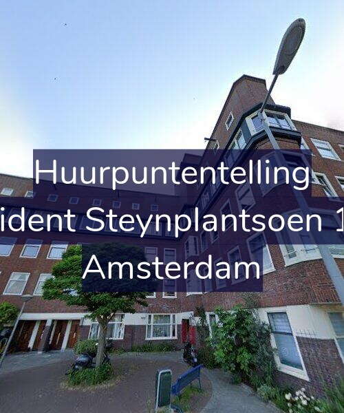 Foto gevel Huurpuntentelling voor President Steynplantsoen 14-H, Amsterdam