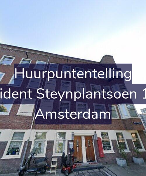 Foto gevel Huurpuntentelling voor President Steynplantsoen 17-H, Amsterdam