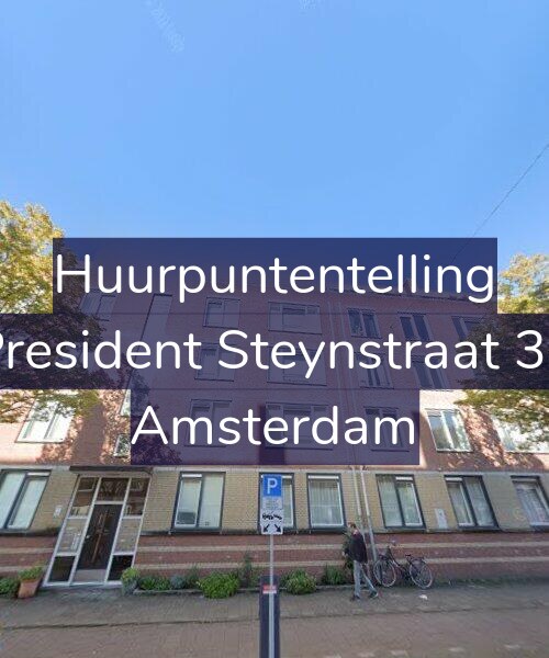 Foto gevel Huurpuntentelling voor President Steynstraat 32, Amsterdam