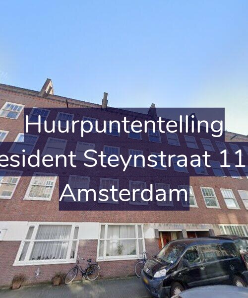 Foto gevel Huurpuntentelling voor President Steynstraat 11-H, Amsterdam