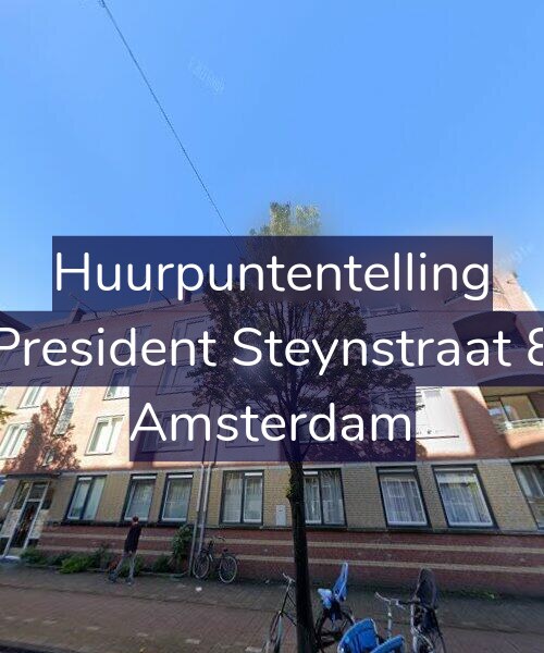 Foto gevel Huurpuntentelling voor President Steynstraat 8, Amsterdam