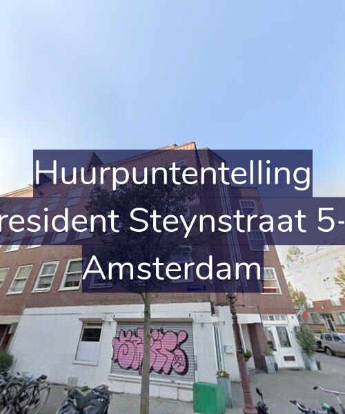 Foto gevel Huurpuntentelling voor President Steynstraat 5-1, Amsterdam