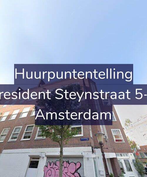 Foto gevel Huurpuntentelling voor President Steynstraat 5-2, Amsterdam