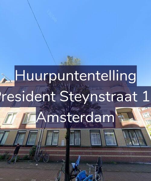 Foto gevel Huurpuntentelling voor President Steynstraat 18, Amsterdam
