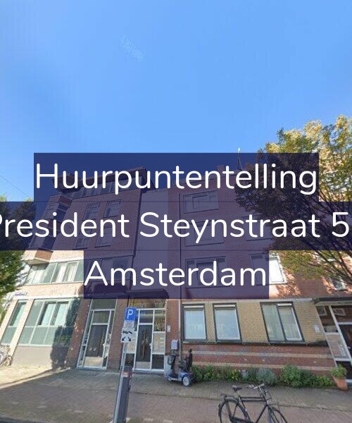 Foto gevel Huurpuntentelling voor President Steynstraat 54, Amsterdam