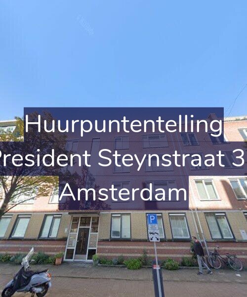 Foto gevel Huurpuntentelling voor President Steynstraat 38, Amsterdam