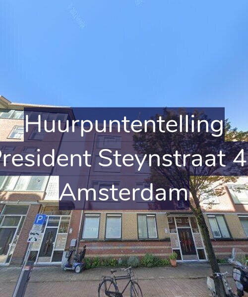 Foto gevel Huurpuntentelling voor President Steynstraat 48, Amsterdam