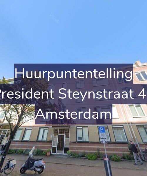 Foto gevel Huurpuntentelling voor President Steynstraat 40, Amsterdam