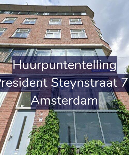 Foto gevel Huurpuntentelling voor President Steynstraat 78, Amsterdam