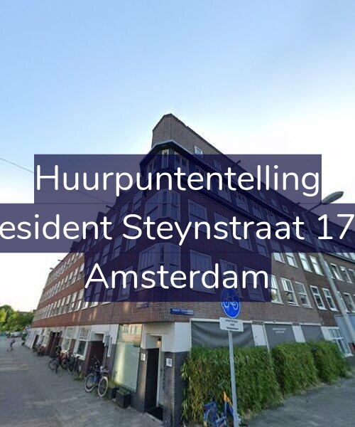 Foto gevel Huurpuntentelling voor President Steynstraat 17-2, Amsterdam