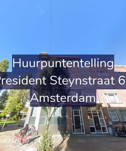 Foto gevel Huurpuntentelling voor President Steynstraat 66, Amsterdam