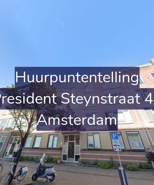 Foto gevel Huurpuntentelling voor President Steynstraat 42, Amsterdam
