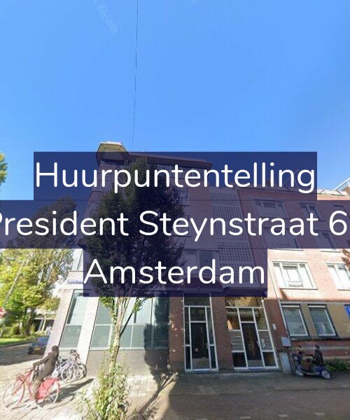 Foto gevel Huurpuntentelling voor President Steynstraat 64, Amsterdam