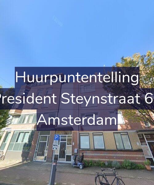 Foto gevel Huurpuntentelling voor President Steynstraat 68, Amsterdam