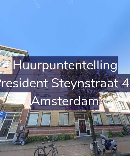 Foto gevel Huurpuntentelling voor President Steynstraat 44, Amsterdam