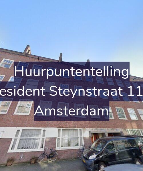Foto gevel Huurpuntentelling voor President Steynstraat 11-3, Amsterdam