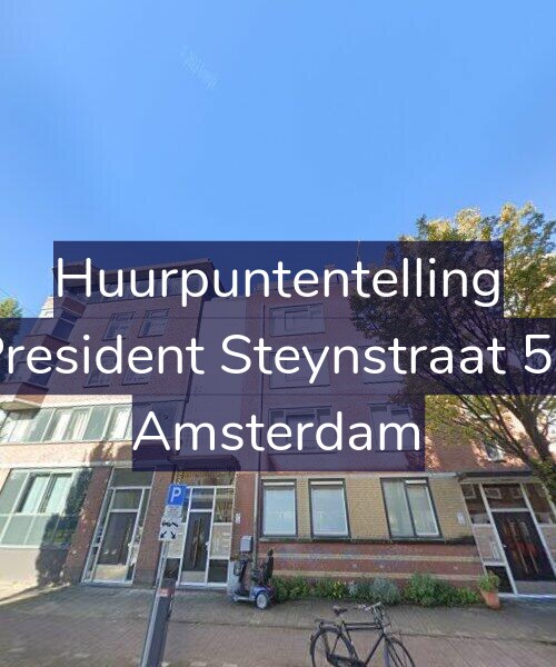 Foto gevel Huurpuntentelling voor President Steynstraat 52, Amsterdam