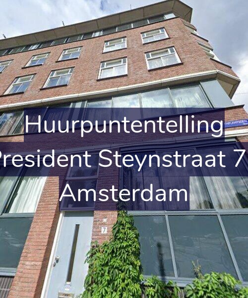Foto gevel Huurpuntentelling voor President Steynstraat 72, Amsterdam
